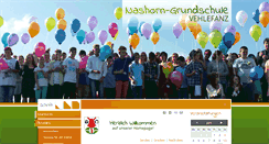 Desktop Screenshot of grundschule-vehlefanz.de