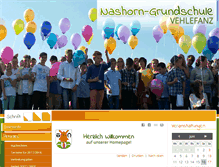 Tablet Screenshot of grundschule-vehlefanz.de